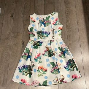 Pink martini summer dress - XS